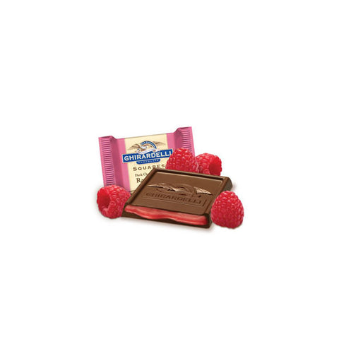 Ghirardelli Dark Chocolate Raspberry Squares