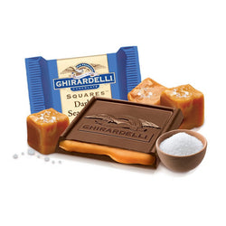 Ghirardelli Dark Salted Caramel Squares