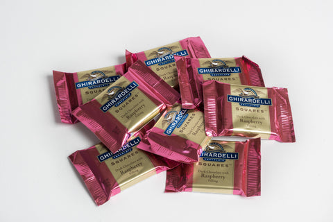 Ghirardelli Raspberry Dark Chocolate Squares